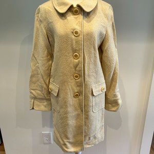 Beautiful Yellow Tweed Coat